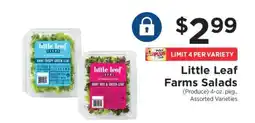 ShopRite Little Leaf Farms Salads offer
