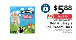 ShopRite Ben & Jerry’s Ice Cream & Bars offer