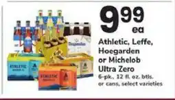 Safeway Athletic, Leffe, Hoegarden or Michelob Ultra Zero offer