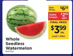 ShopRite Whole Seedless Watermelon offer