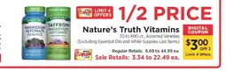 ShopRite Nature's Truth Vitamins offer