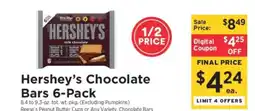ShopRite Hershey's Chocolate Bars 6-Pack offer