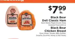 ShopRite Black Bear Deli Classic Ham or Chicken Breast offer