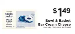 ShopRite Bowl & Basket Bar Cream Cheese offer
