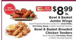 ShopRite Bowl & Basket Jumbo Wings offer