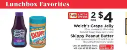 ShopRite Welch’s Grape Jelly & Skippy Peanut Butter offer