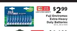 ShopRite Fuji Enviromax Extra Heavy Duty Batteries offer