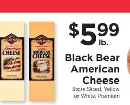ShopRite Black Bear American Cheese offer