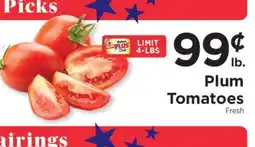 ShopRite Plum Tomatoes offer