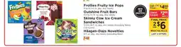ShopRite Frollies Fruity Ice Pops offer