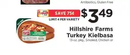 ShopRite Hillshire Farms Turkey Kielbasa offer