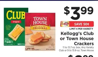 Kellogg's Club or Town House Crackers