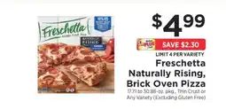 ShopRite Freschetta Naturally Rising, Brick Oven Pizza offer