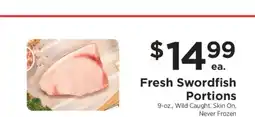 ShopRite Fresh Swordfish Portions offer