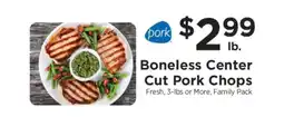 ShopRite Boneless Center Cut Pork Chops offer