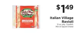 ShopRite Italian Village Ravioli offer