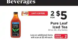 ShopRite Pure Leaf Iced Tea offer