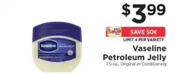 ShopRite Vaseline Petroleum Jelly offer