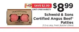 ShopRite Schweid & Sons Certified Angus Beef Patties offer