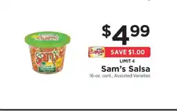 ShopRite Sam's Salsa offer