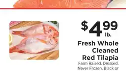 ShopRite Fresh Whole Cleaned Red Tilapia offer