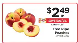 ShopRite Tree Ripe Peaches offer