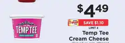 ShopRite Temp Tee Cream Cheese offer
