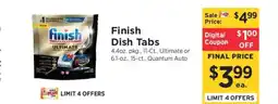 ShopRite Finish Dish Tabs offer