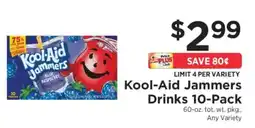 ShopRite Kool-Aid Jammers Drinks 10-Pack offer
