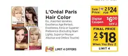ShopRite L’Oréal Paris Hair Color offer