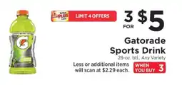 ShopRite Gatorade Sports Drink offer