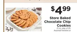 ShopRite Store Baked Chocolate Chip Cookies offer