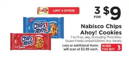 ShopRite Nabisco Chips Ahoy! Cookies offer