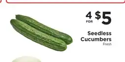 ShopRite Seedless Cucumbers offer