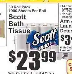 Key Food Scott Bath Tissue offer