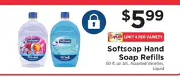 ShopRite Softsoap Hand Soap Refills offer