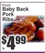 Key Food Baby Back Pork Ribs offer