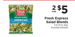 ShopRite Fresh Express Salad Blends offer