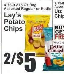 Key Food Lay's Potato Chips offer