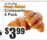 Key Food Croissants 4 Pack offer