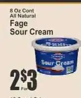 Key Food Fage Sour Cream offer