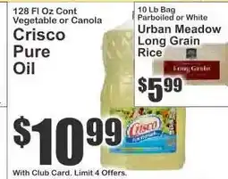 Key Food Crisco Pure Oil offer