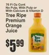Key Food Tree Ripe Premium Orange Juice offer