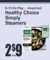 Key Food Healthy Choice Simply Steamers offer