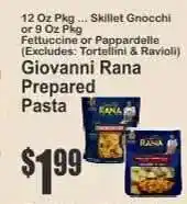 Key Food Giovanni Rana Prepared Pasta offer