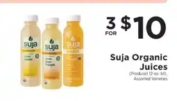 ShopRite Suja Organic Juices offer