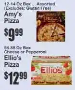 Key Food Amy's Pizza offer