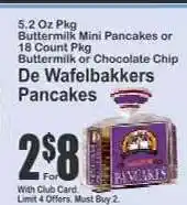 Key Food De Wafelbakkers Pancakes offer
