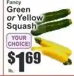 Key Food Fancy Green or Yellow Squash offer
