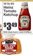 Key Food Heinz Tomato Ketchup offer